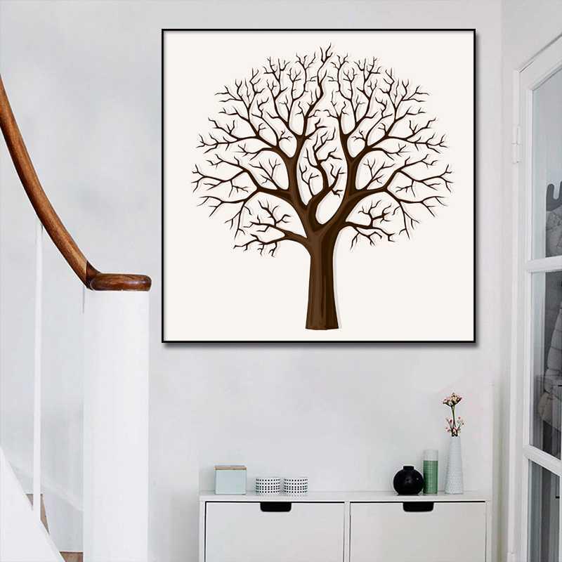 Einfache Baum Rahmenlose Leinwand Malerei Home Decor Wand Kunst Poster Hangen Bild Gunstig Kaufen Preis Kostenloser Versand Echte Bewertungen Mit Fotos Joom