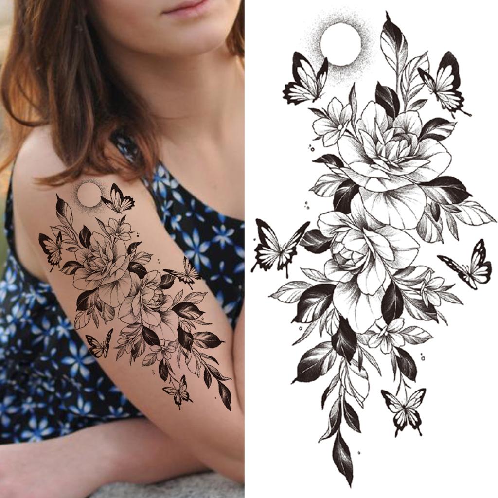 Lily Verse Temporary Tattoos For Women Men Adult Mamba Snake Flower Fake Tattoo Sticker Letter Words Arm Half Sleeve Tatoos Back Acheter À Prix Bas — Livraison Gratuite, Avis Réels Avec Des 1024_x_1024_jpg