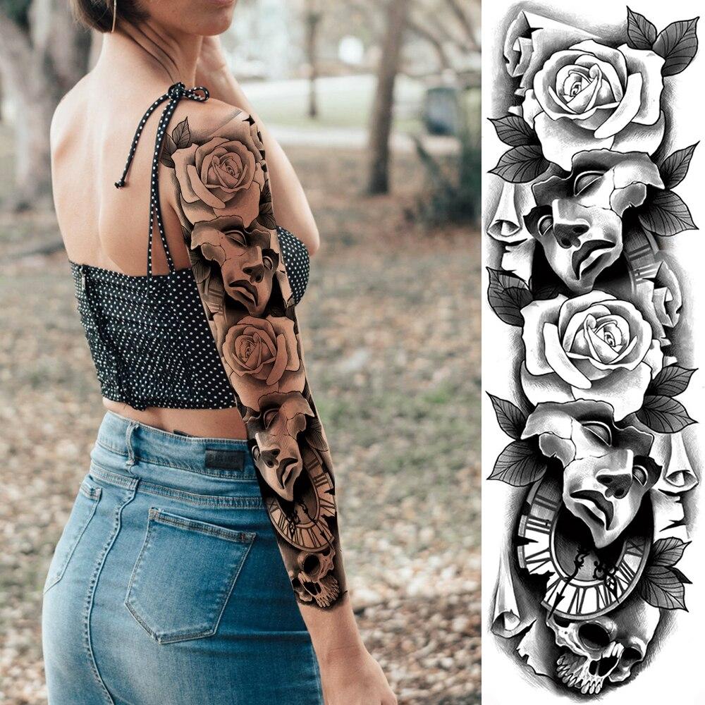 Mechanical Arm Full Arm Temporary Tattoo Sleeve For Wen Women Adult Realistic Skeleton Eyes Fake Tattoo Sleeves Tatoos 3D – Pērc Par Zemām Cenām E-Komercijas Platformā Joom 1000_x_1000_jpg