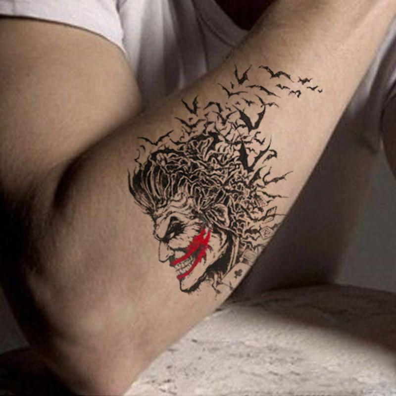 Buy 3 Pcs/Set Trendy Temporary Tattoo Flower Monster Clown Joker Skull Tattoos Stickers For Lower Arm Body Art At Affordable Prices — Free Shipping, Real Reviews With Photos — Joom 800_x_800_jpg