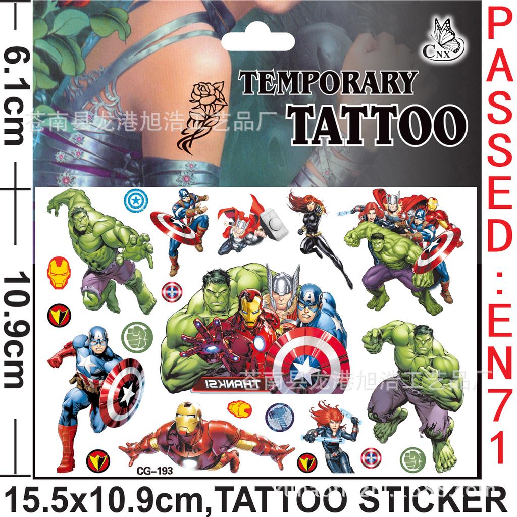 Sei Tipi Di Stile Cartoni Animati Per Bambini Avengers Adesivi Per Tatuaggi Impermeabili Durevoli Adesivi Per Tatuaggi Acquista In Modo Economico — Spedizione Gratuita, Recensioni Reali Con Foto — Joom 1024_x_1024_jpg