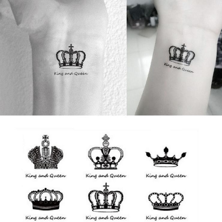 Crown Pattern Temporary Tattoos Arm And Wrist Women Men Style Disposable Waterproof Flash Acheter À Prix Bas — Livraison Gratuite, Avis Réels Avec Des Photos — Joom 740_x_740_jpg