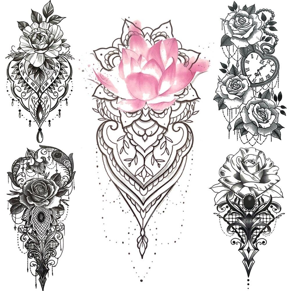 Sexy Lotus Flower Tatuaggio Temporaneo Per Le Donne Falsi Gioielli Disegni Nero Sexy Tatuaggi Peonia Impermeabile Henné Tatoo Fogli Petto Acquista In Modo Economico — Spedizione Gratuita, Recensioni Reali Con Foto — Joom 1000_x_1000_jpg