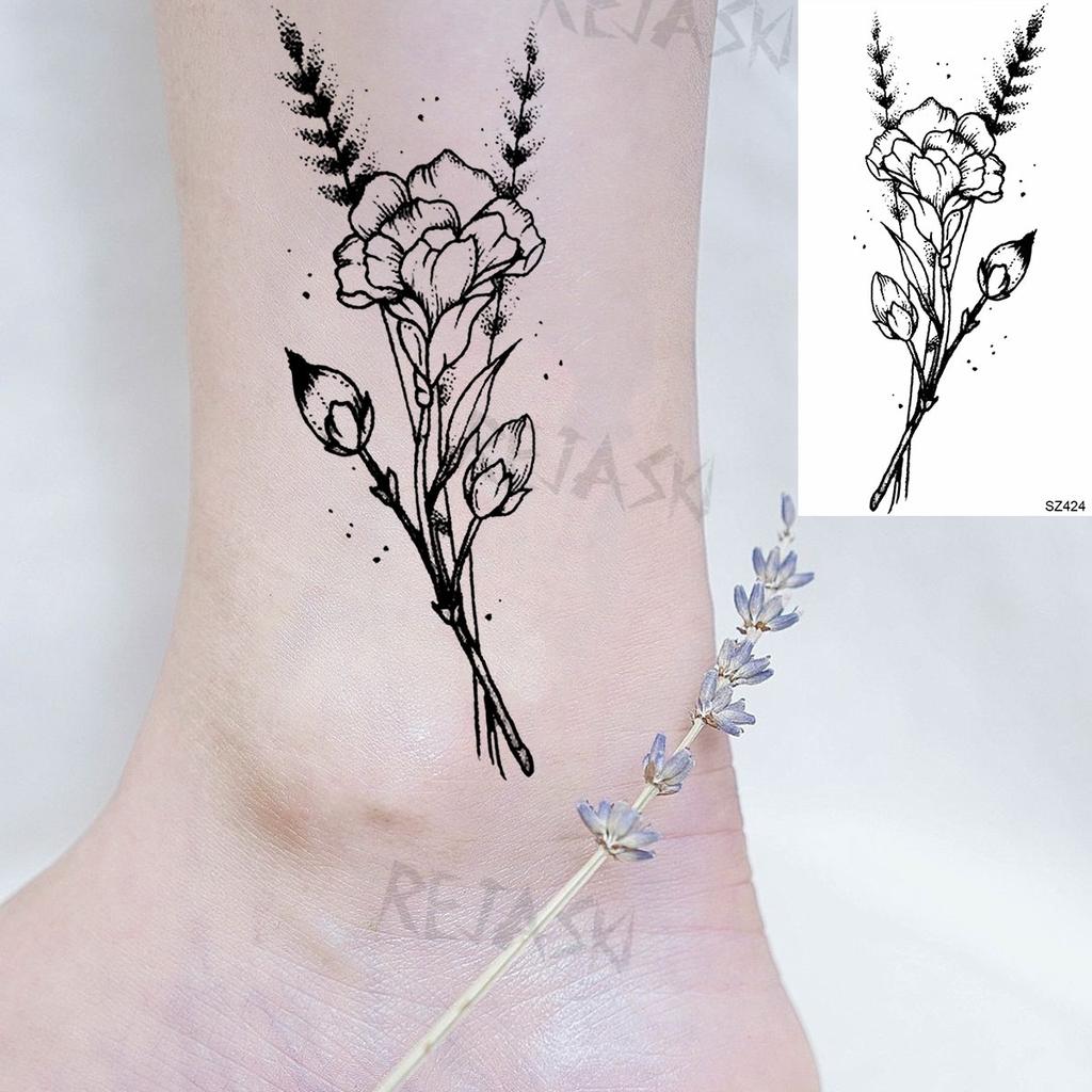 Compre Realistic Colored Peony Hyacinth Temporary Tattoos For Women Adult Daisy Lily Fake Tattoo Arm Body Art Waterproof Tatoos Sticker Barato — Frete Grátis, Avaliações Reais Com Fotos — Joom 1024_x_1024_jpg