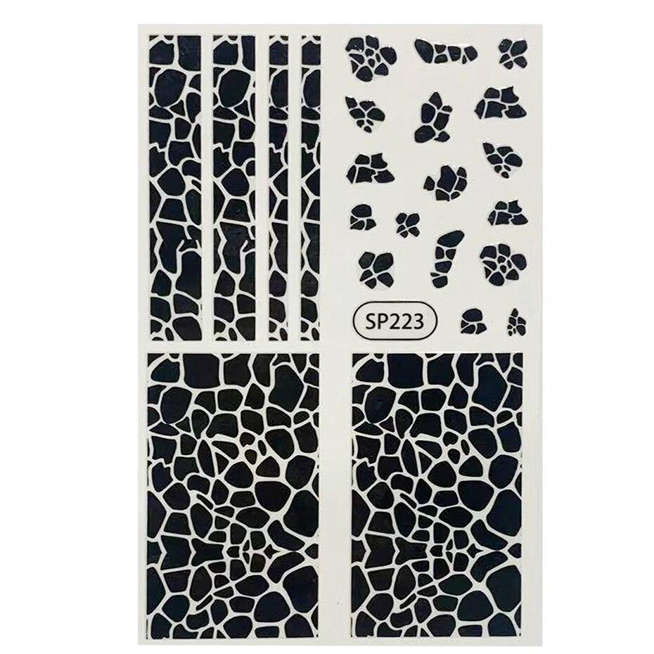 Buy 3D Cow Pattern Nail Sticker Black Neon Green Snake Leopard Print Animal Skin Tattoo Slider Design Nail Accessories At Affordable Prices — Free Shipping, Real Reviews With Photos — Joom 930_x_930_jpg