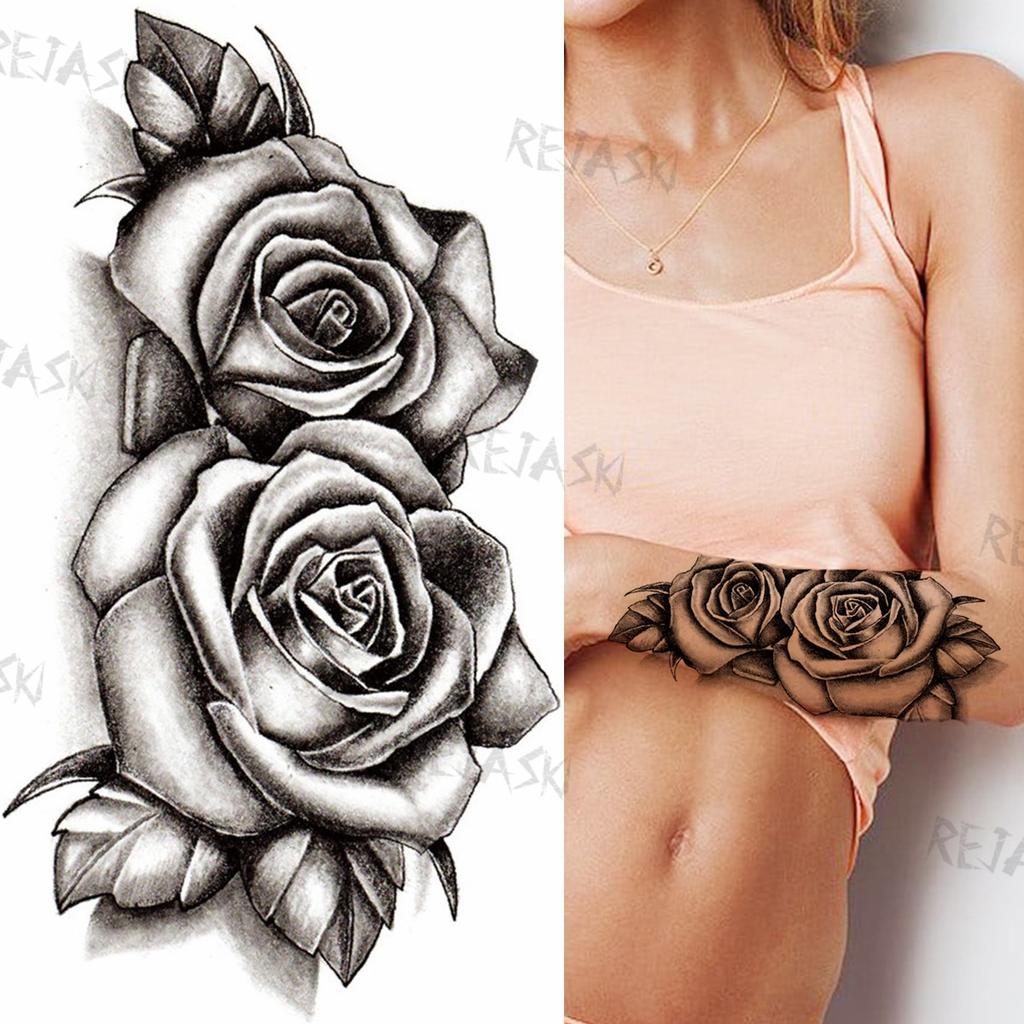 Large Dream Catcher Feather Rose Temporary Tattoos For Women Girls Rose Waterproof Fake Tattoo Sticker Arm Back Tatoos Show Acquista In Modo Economico — Spedizione Gratuita, Recensioni Reali Con Foto — Joom 1024_x_1024_jpg