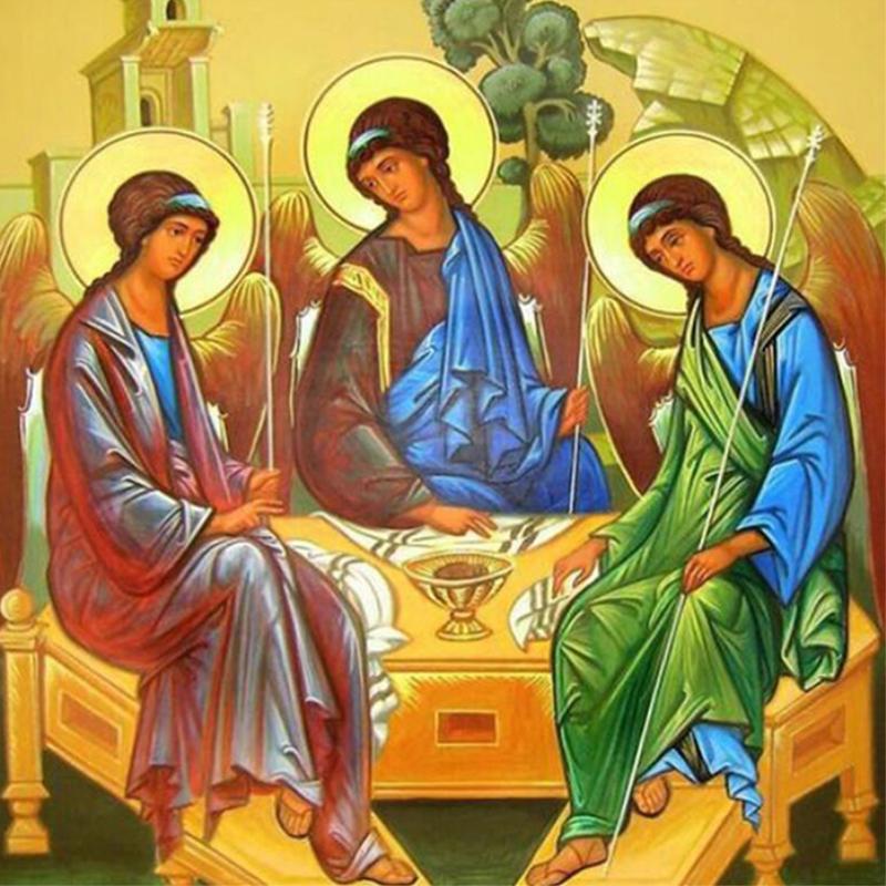 Icone Del 5d Diamante Ricamo Religioni La Santissima Trinita Diamond Pittura Cross Stitch Mosaico Decor Acquista In Modo Economico Spedizione Gratuita Recensioni Reali Con Foto Joom