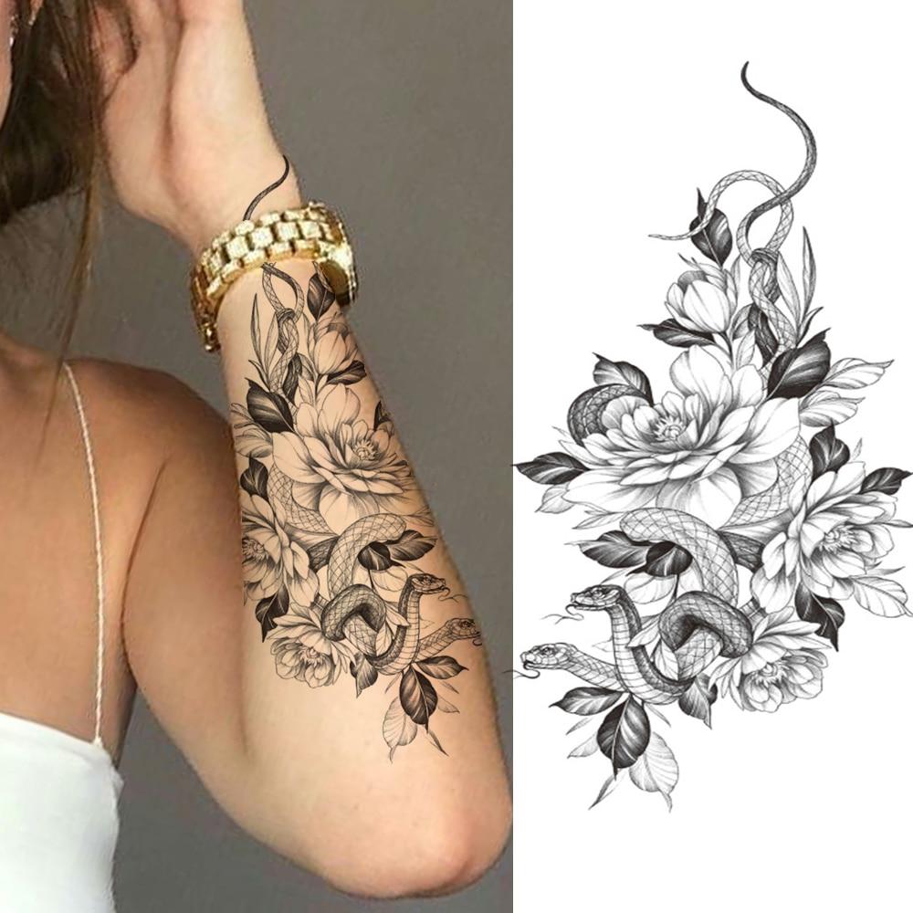 Black Thorns Peony Tatuaggi Temporanei Donne Ragazze Foglia Finta Rosa Dahlia Realistico Tatuaggio Adesivo Trasferimento Tattos Petto Spalla Acquista In Modo Economico — Spedizione Gratuita, Recensioni Reali Con Foto — Joom 1000_x_1000_jpg