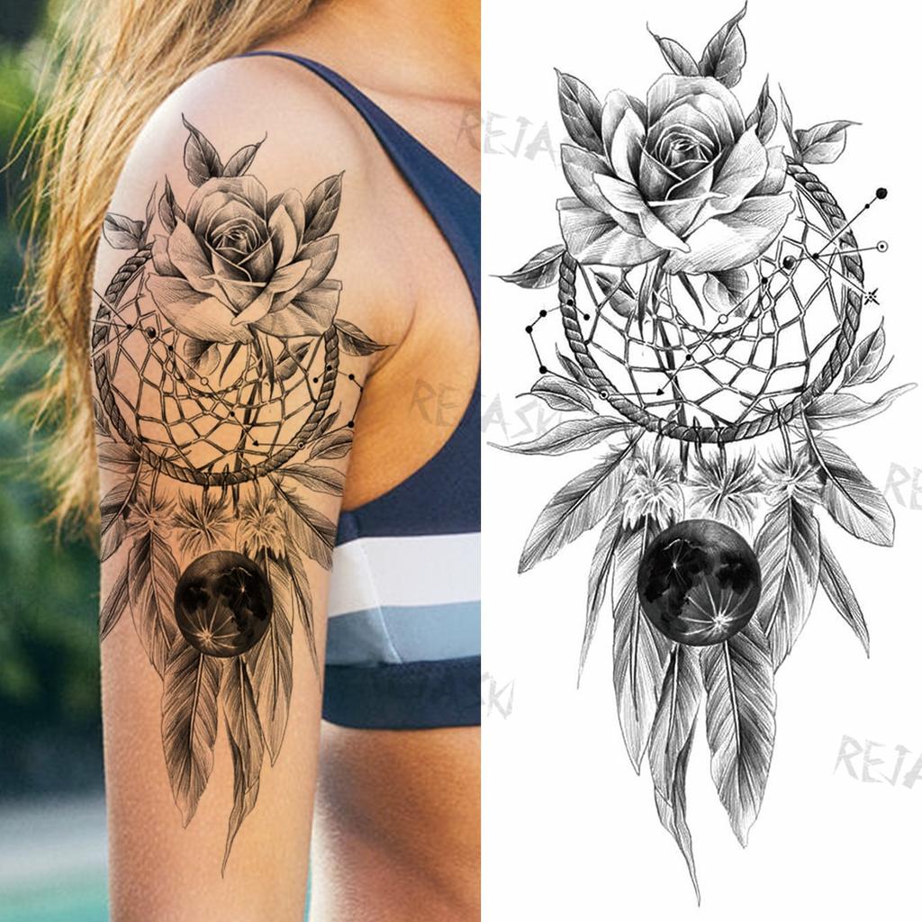 Moon Dreamcatcher Feather Peony Temporary Tattoos For Women Girls Lips Lotus Ecg Fake Tattoo Sticker Arm Back Tatoos Günstig Kaufen — Preis, Kostenlose Lieferung, Echte Bewertungen Mit Fotos — Joom 1024_x_1024_jpg
