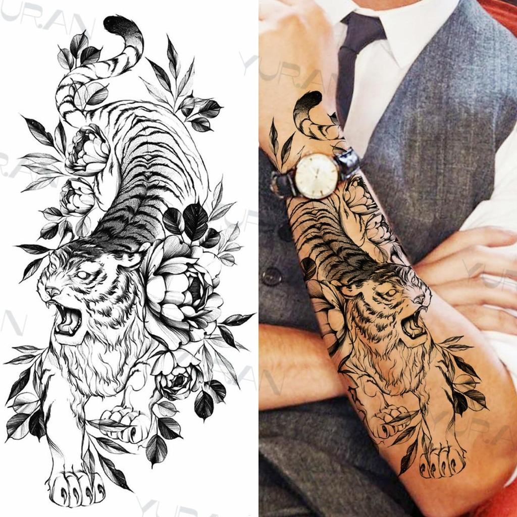 Realistico Tiger Flower Tatuaggio Temporaneo Per Gli Uomini Adulto Falso Gatto Drago Tigre Aquila Lupo Tatuaggio Adesivo Trasferimento Acqua Tatoo Pasta Acquista In Modo Economico — Spedizione Gratuita, Recensioni Reali Con Foto — 1024_x_1024_jpg