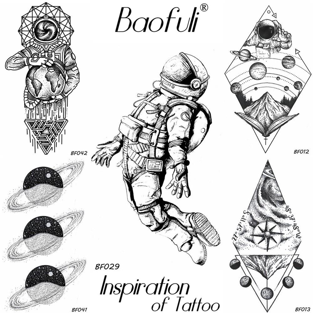 1Pc Men Temporary Universe Tattoo Black Waterproof Fake Body Arm Astronaut Tatoos Stickers Acquista In Modo Economico — Spedizione Gratuita, Recensioni Reali Con Foto — Joom 1000_x_1000_jpg