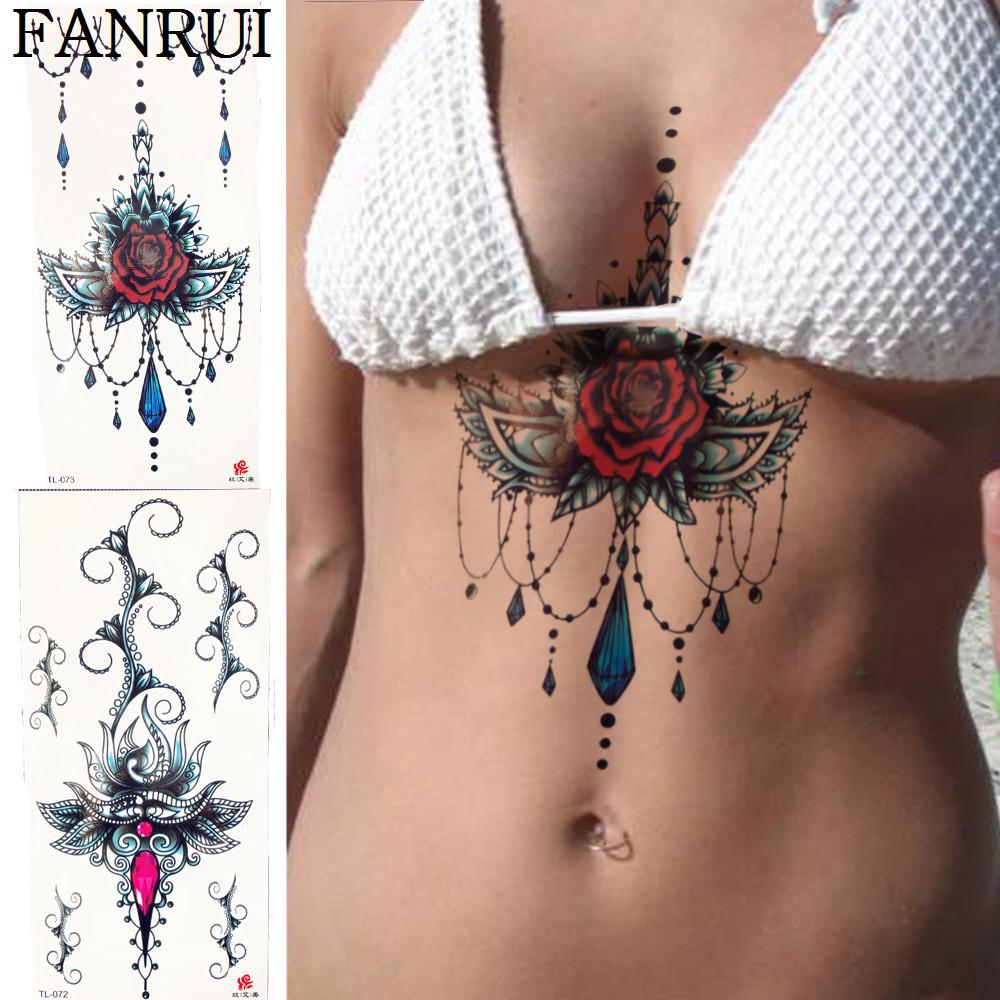 Buy 1Pc Bracelet Temporary Tattoo Stickers Pendant Chest Neck Flash Chains Fake Flower At Affordable Prices — Free Shipping, Real Reviews With Photos — Joom 1000_x_1000_jpg
