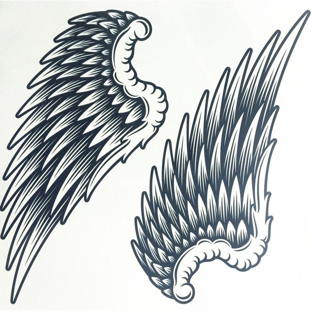 Buy Charming Unisex Waterproof Body Art Tattoo Sticker Temporary Angel Wings Design At Affordable Prices — Free Shipping, Real Reviews With Photos — Joom 1000_x_1000_jpg