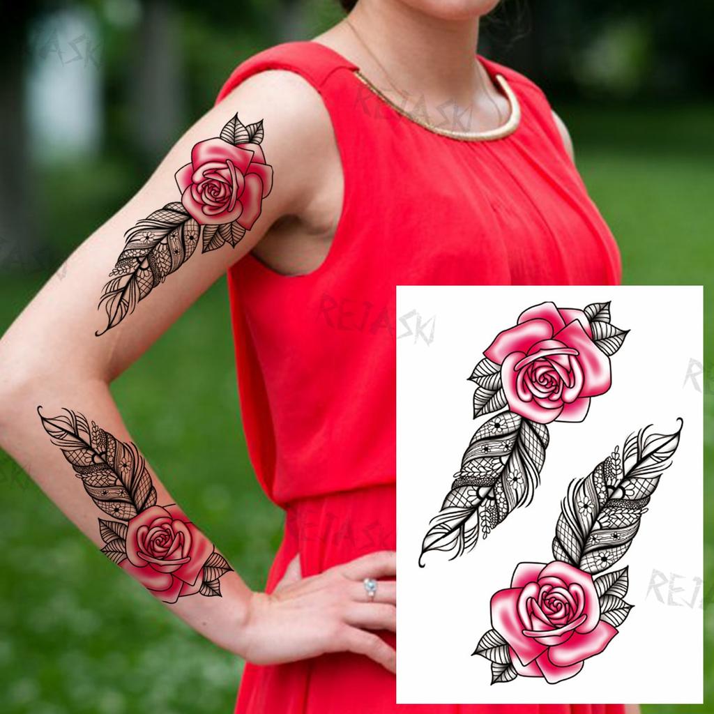 Triangolo Geometrico Peonia Fiore Tatuaggi Temporanei Per Donne Uomini Falso Henné Lotus Tiger Tattoo Sticker Realistico Indietro Tatoo Pasta Acquista In Modo Economico — Spedizione Gratuita, Recensioni Reali Con Foto — Joom 1024_x_1024_jpg