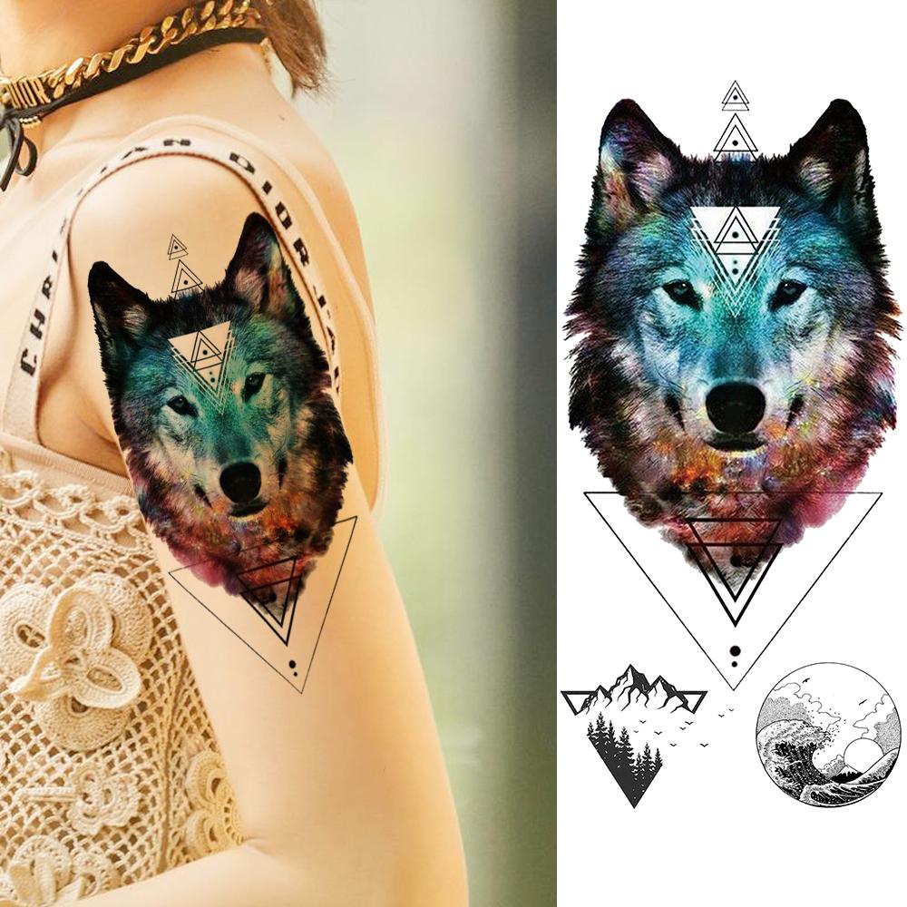1Pc Watercolor Wolf Temporary Tattoos Sticker Waterproof Geometric Fake Mountain Tatoos For Women Men Fashion Body Art Tatoo Sticker Acquista In Modo Economico — Spedizione Gratuita, Recensioni Reali Con Foto — Joom 1000_x_1000_jpg