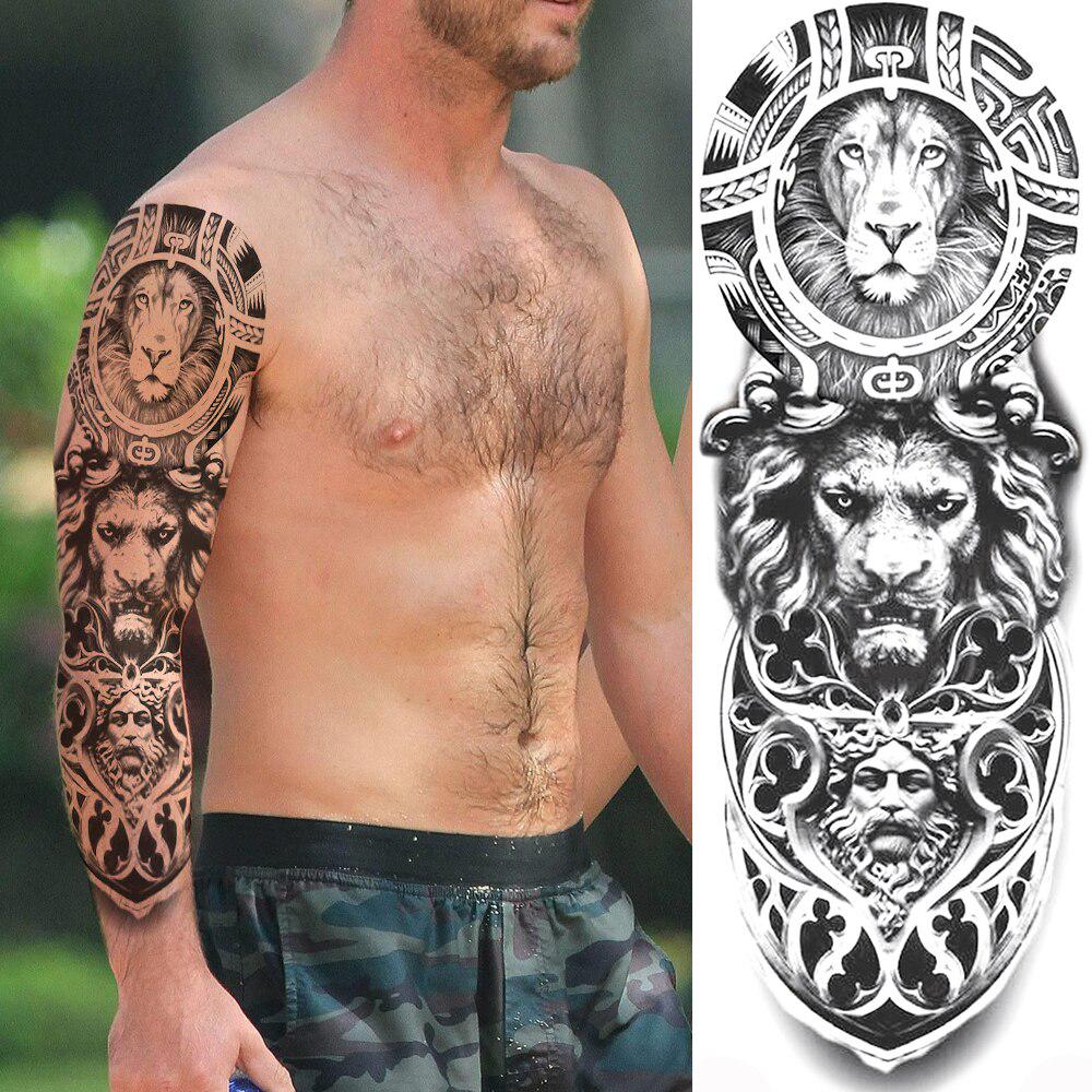 Sketch Gear Temporary Tattoos For Men Women Full Arm Sleeve Tatoos Realistic Fake Black Large Rose Acheter À Prix Bas — Livraison Gratuite, Avis Réels Avec Des Photos — Joom 1000_x_1000_jpg