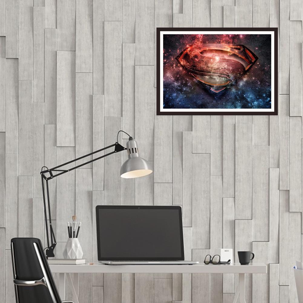 5d Diy Full Drill Diamond Painting Superman Logo Cross Stitch Embroidery Buy At A Low Prices On Joom E Commerce Platform