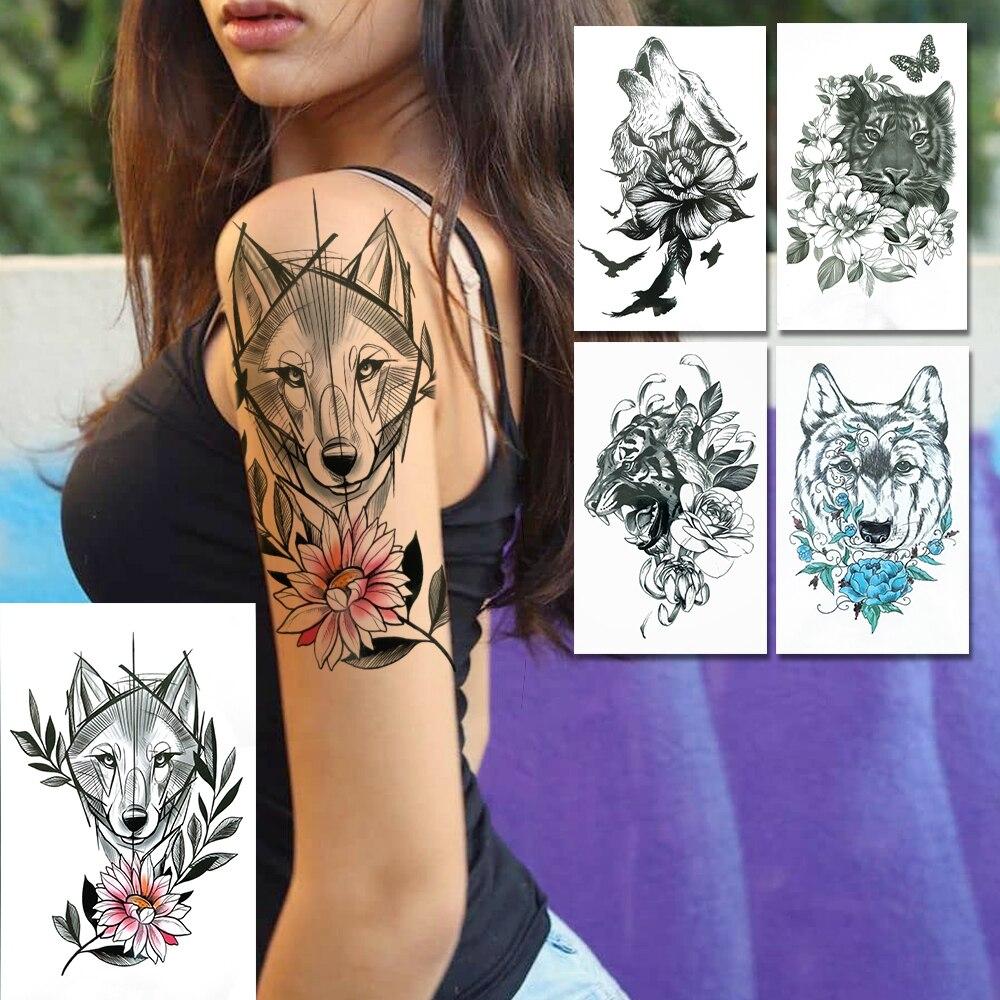 Lupo Falso Tatuaggi Temporanei Per Le Donne Uomini Geometrico Sudore Pisello Tattoo Sticker Realistico Tiger Daisy Peonia Fiore Tatoo Mano Vita Acquista In Modo Economico — Spedizione Gratuita, Recensioni Reali Con Foto — 1000_x_1000_jpg