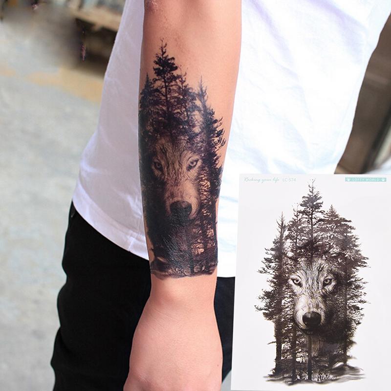 Impermeabile Temporaneo Falso Tatuaggio Adesivi Grigio Foresta Lupo Animali Grande Fai-Da-Fai-Da-T Acquista In Modo Economico — Spedizione Gratuita, Recensioni Reali Con Foto — Joom 800_x_800_jpg
