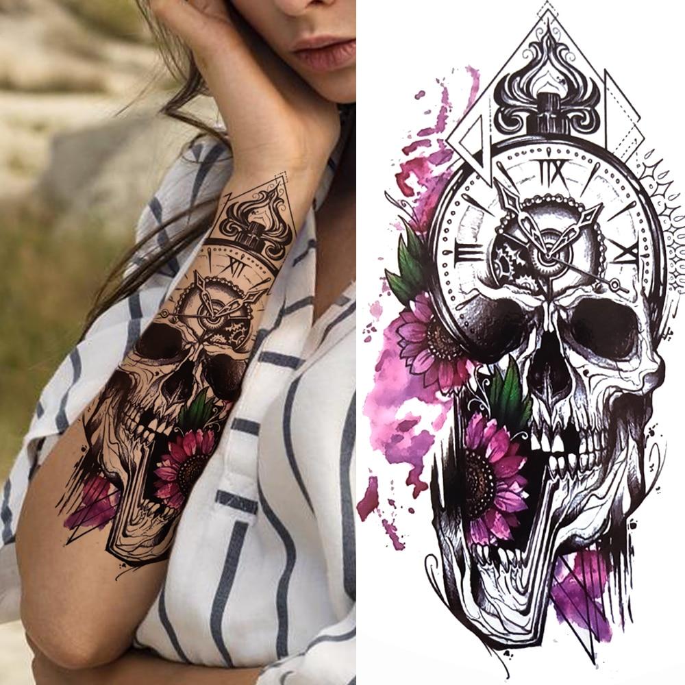 Compre Tatuagens Temporárias De Flor De Leão Rosa Sexy Para Mulheres Homens Crianças Meninos Realista Falso Lobo Tattoo Sticker Black Cross Tatoos Barato — Frete Grátis, Avaliações Reais Com Fotos — Joom 1000_x_1000_jpg