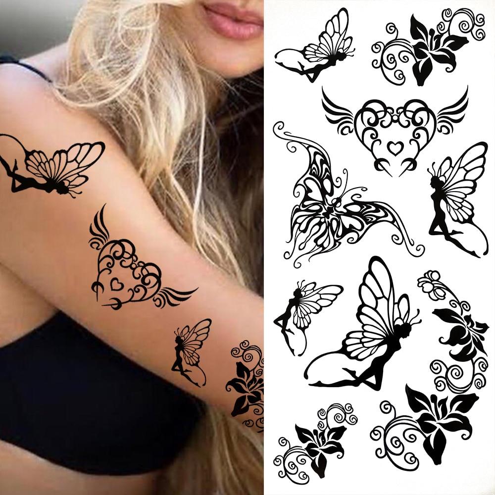 Kleine Temporäre Tattoos Für Kinder Kind Frauen Erwachsene Indian Tribal Star Moon Feder Fake Tattoo Süß Lovely Tatoo Butterfly Elf Günstig Kaufen — Preis, Kostenlose Lieferung, Echte Bewertungen Mit Fotos — Joom 1000_x_1000_jpg