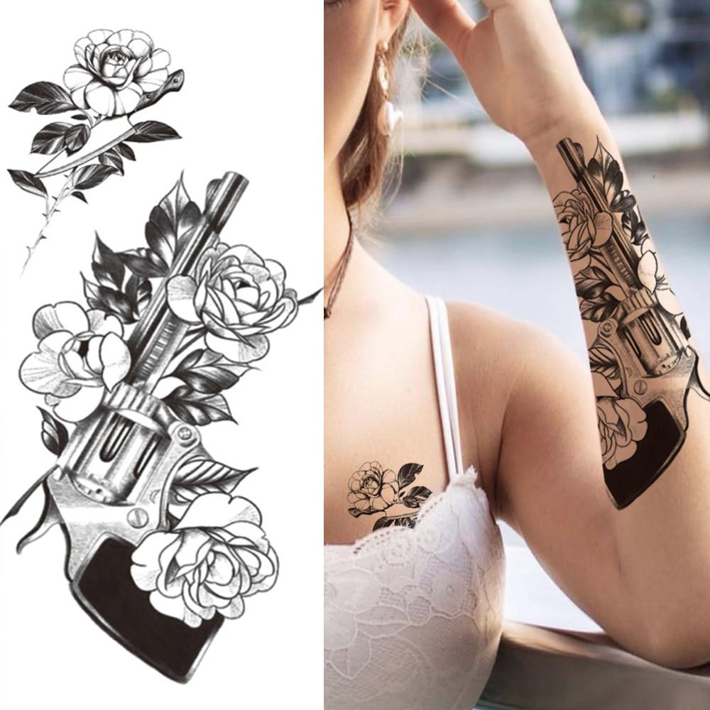 Tatuaggi Temporanei Fiore Nero Per Le Donne Figlia Dahlia Peony Rose Realistic Fake Tattoos Adesivo Acqua Tono Tattos Per Spettacolo Acquista In Modo Economico — Spedizione Gratuita, Recensioni Reali Con Foto — Joom 1000_x_1000_jpg