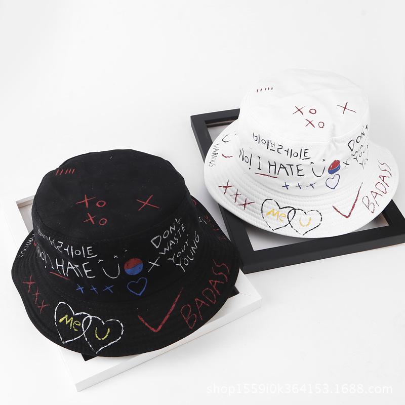 Buy Fisherman Hat Men And Women Graffiti Letters Hip Hop Hat Outdoor Sun Shade Sun Hat At Affordable Prices Free Shipping Real Reviews With Photos Joom