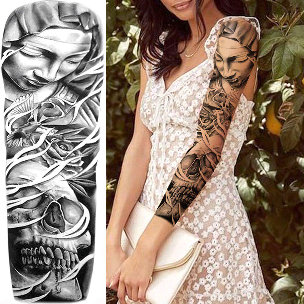 Roar Wolf Lion Tatuaggi Temporanei Per Uomini Donne Full Arm Sleeve Tatoo Realistic Fake Washable Tatoos Acquista In Modo Economico — Spedizione Gratuita, Recensioni Reali Con Foto — Joom 1000_x_1000_jpg