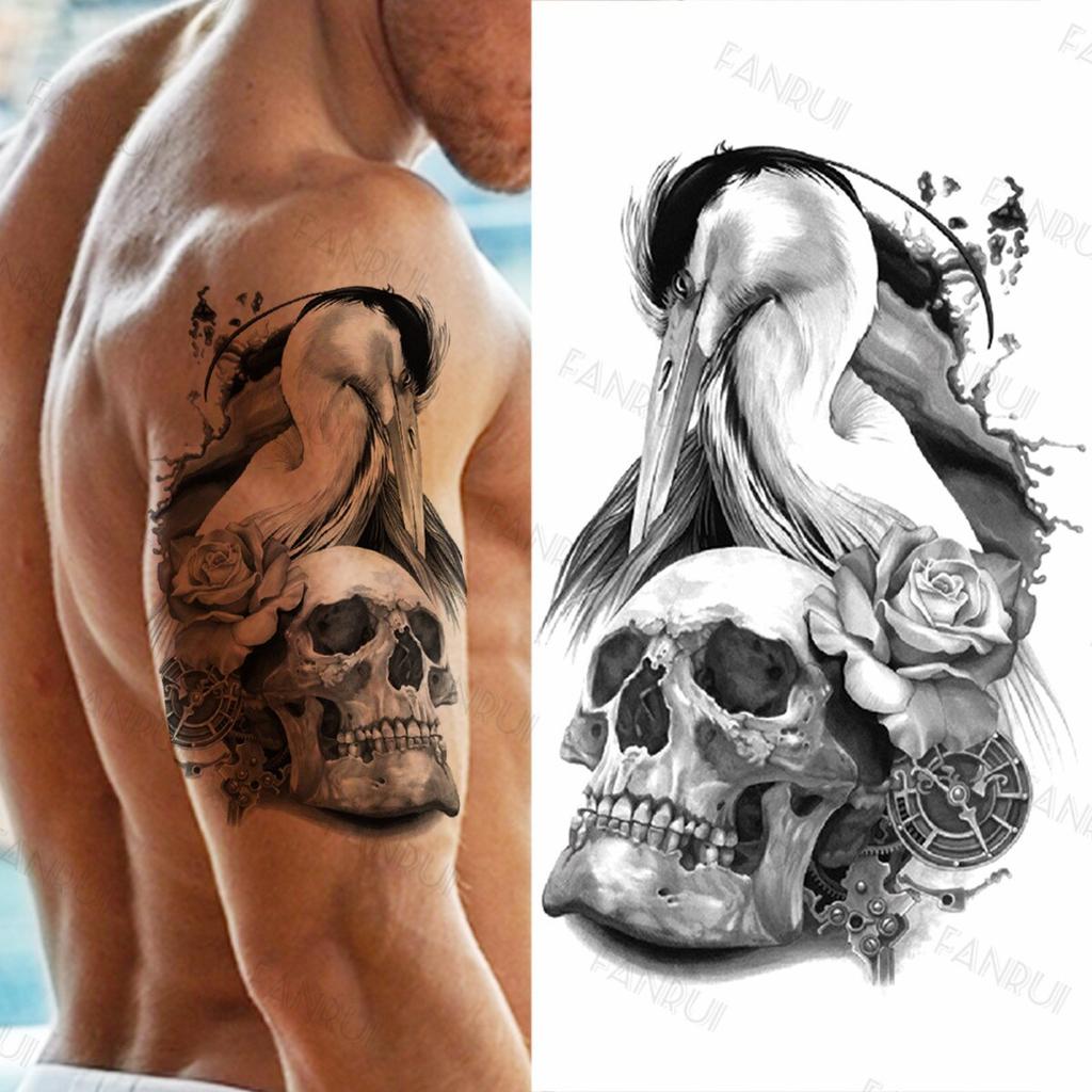 Buy Black Halloween Spider Temporary Tattoos For Kids Children Realistic Fake Bat Scarecrow Skull Tatoos Diy Small Tattoo Stickers At Affordable Prices — Free Shipping, Real Reviews With Photos — Joom 1024_x_1024_jpg