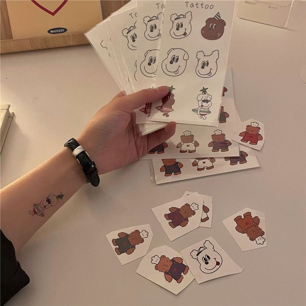 Body Art Waterproof Men Women Temporary Tattoos Cute Bear Tattoo Stickers Party Decals Clavicle Acquista In Modo Economico — Spedizione Gratuita, Recensioni Reali Con Foto — Joom 1000_x_1000_jpg