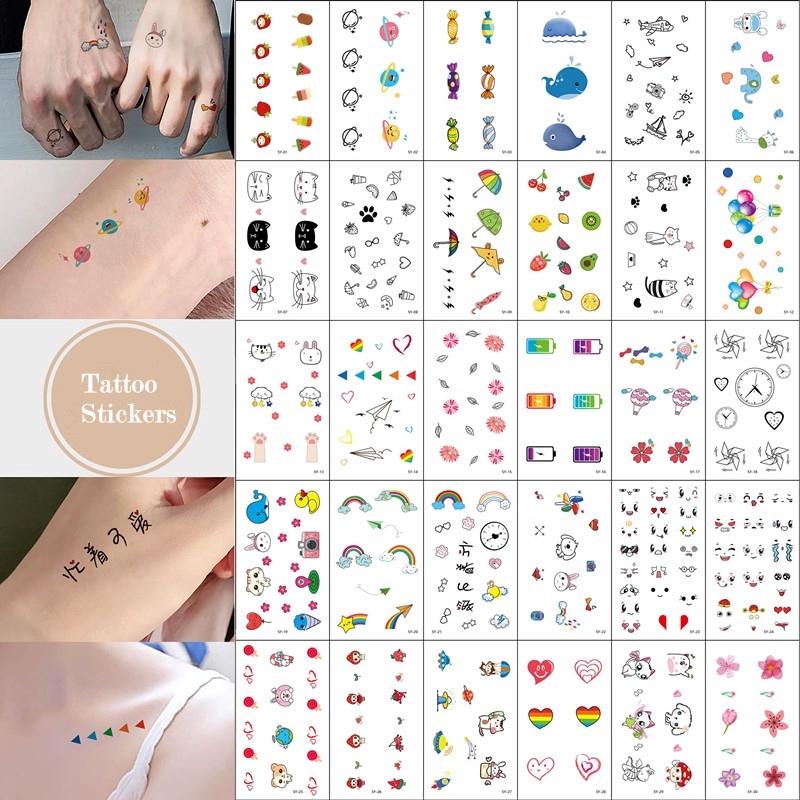 Buy 30Sheet/Set Ins Korea Small Fresh Colorful Smile Rainbow Flower Love Tattoo Stickers At Affordable Prices — Free Shipping, Real Reviews With Photos — Joom 800_x_800_jpg