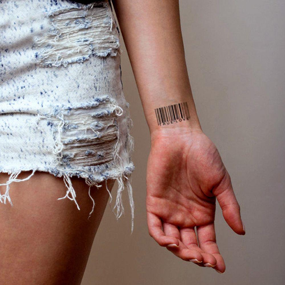 5Pcs Rimovibile Body Art Temporaneo Tattoo Paste Codice A Barre Qr Code Arm Tattoo Stickers Acquista In Modo Economico — Spedizione Gratuita, Recensioni Reali Con Foto — Joom 1000_x_1000_jpg