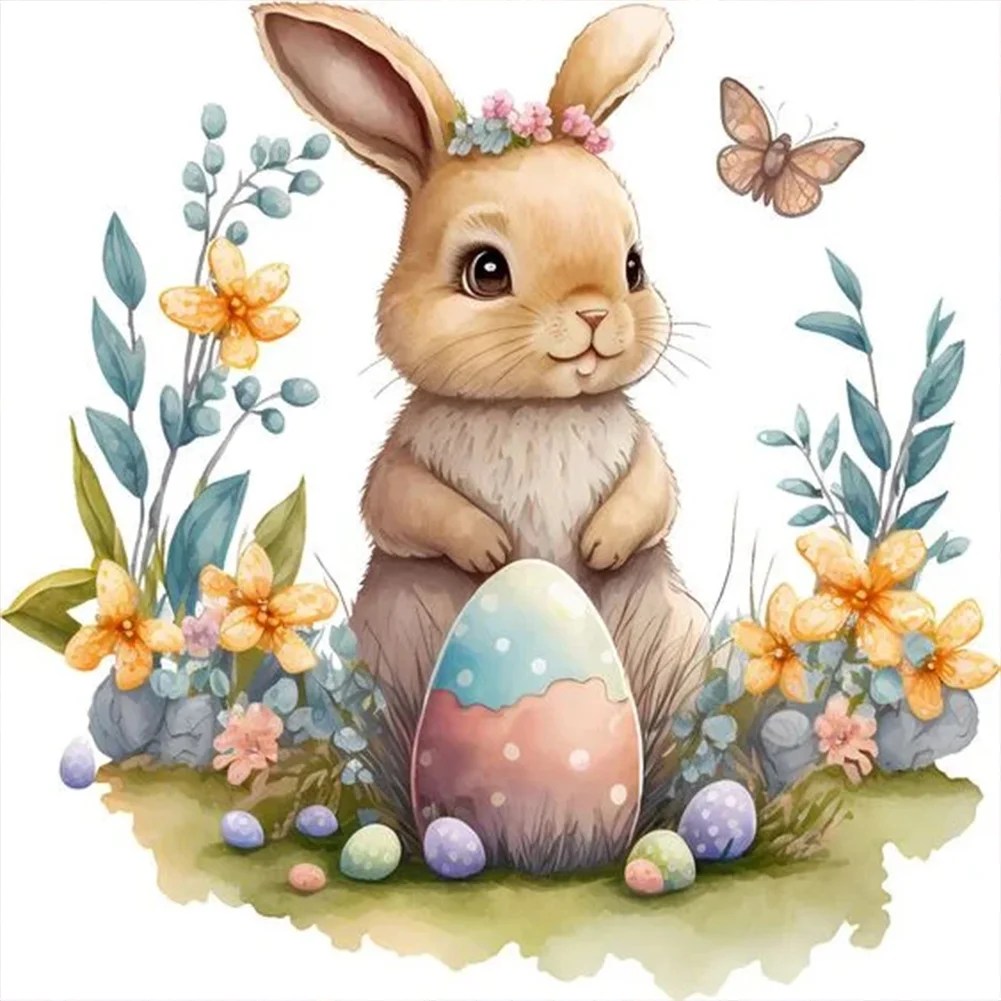 Cute easter paintings