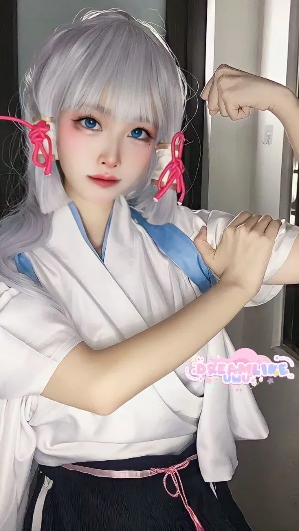 DreamlikeUwU 神里绫华剑道服cosplay33P3V317M