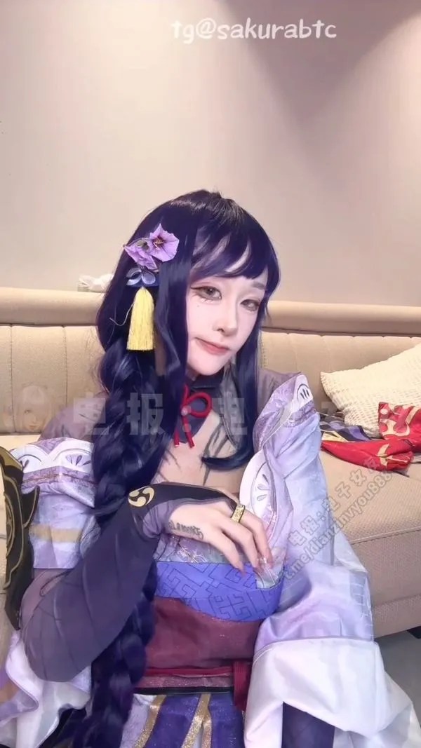 抖音九条南无-cos雷电将军《九条面试日记,AV女演员》15V1.58G
