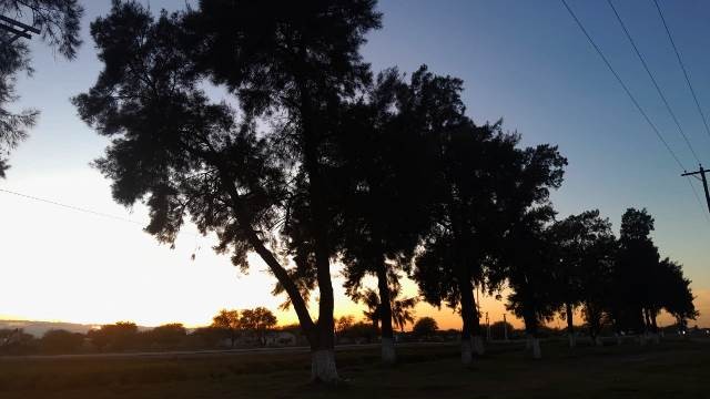 Cielo despejado y fresco por el sur santiagueño