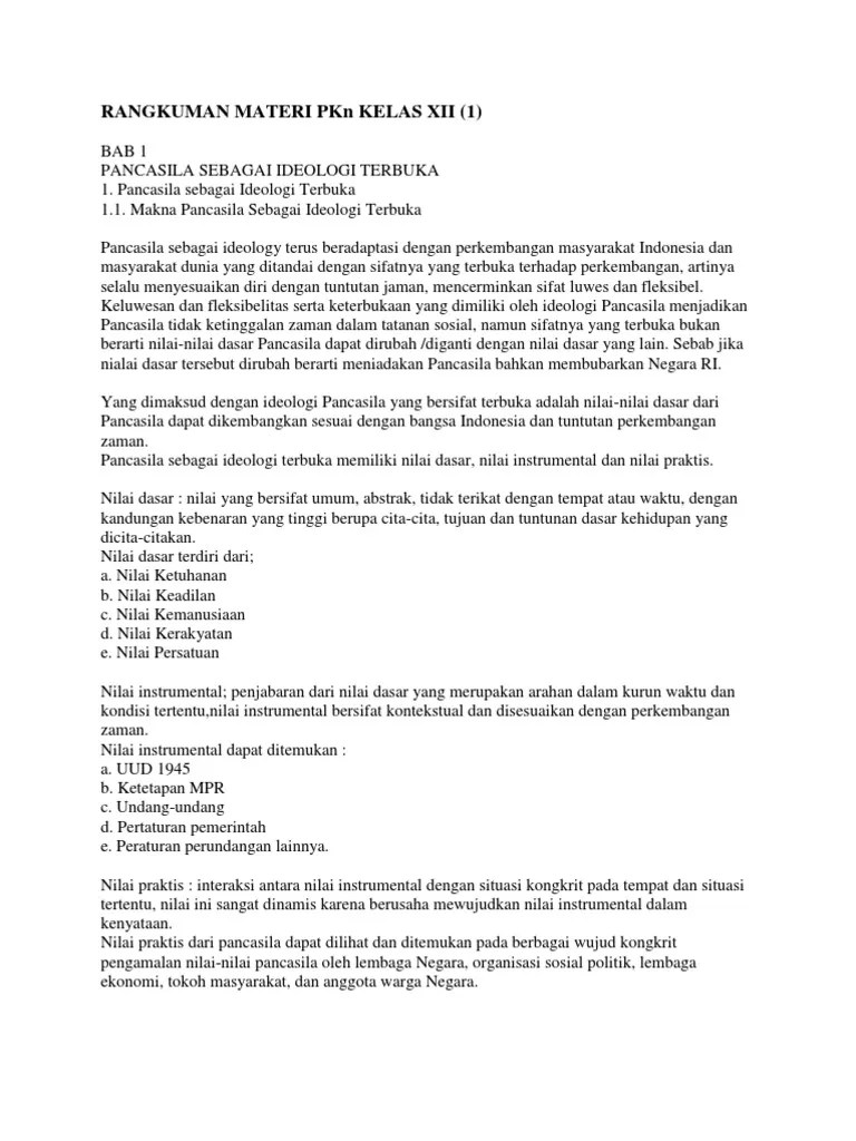 Materi Pkn Kelas 12 Semester 1 Ktsp – Dengan