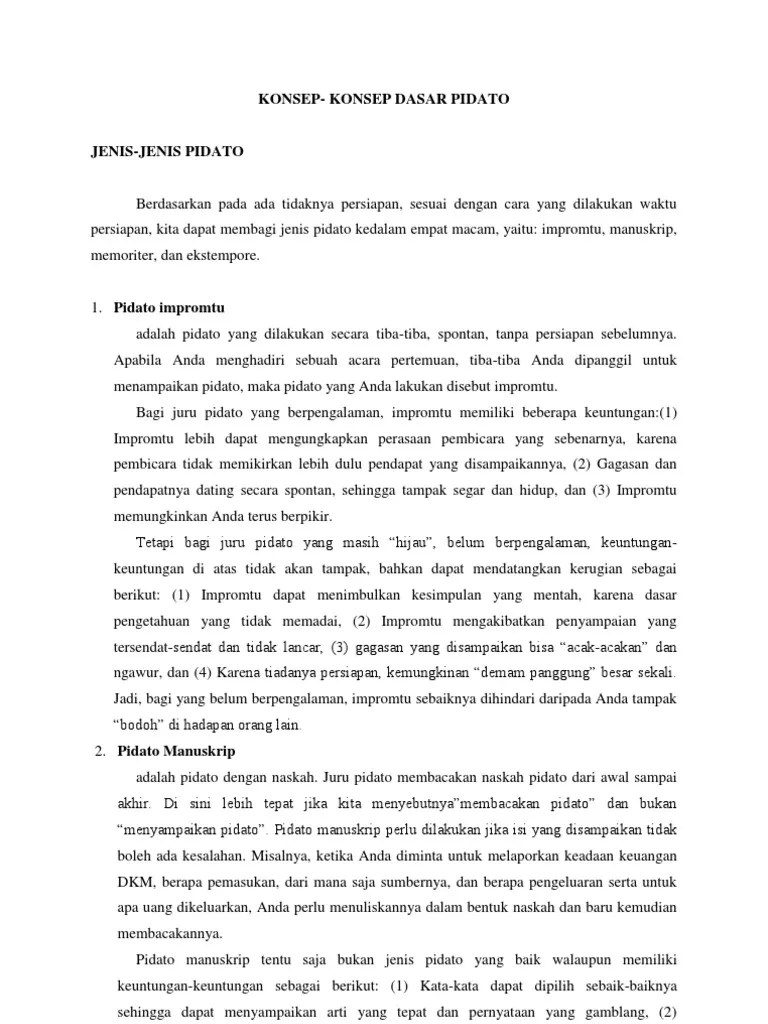 Contoh Pidato Lucu Dan Menghibur