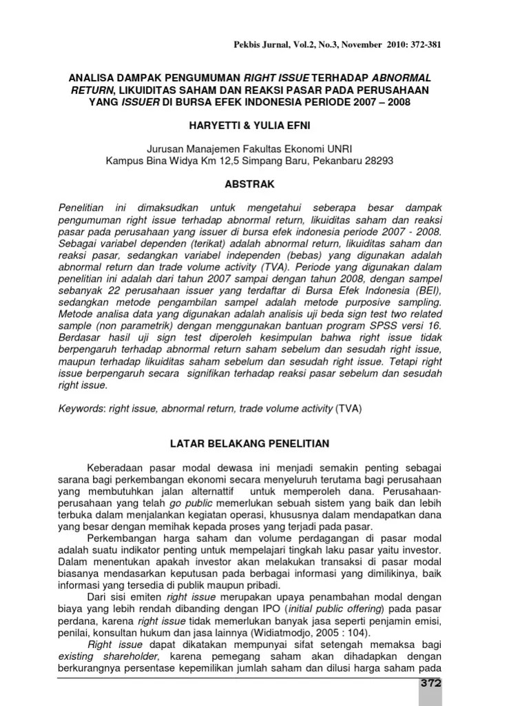 Jurnal Right Issue 3 | PDF