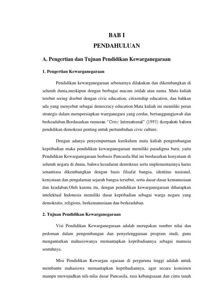 Pendidikan Kewarganegaraan Good | PDF