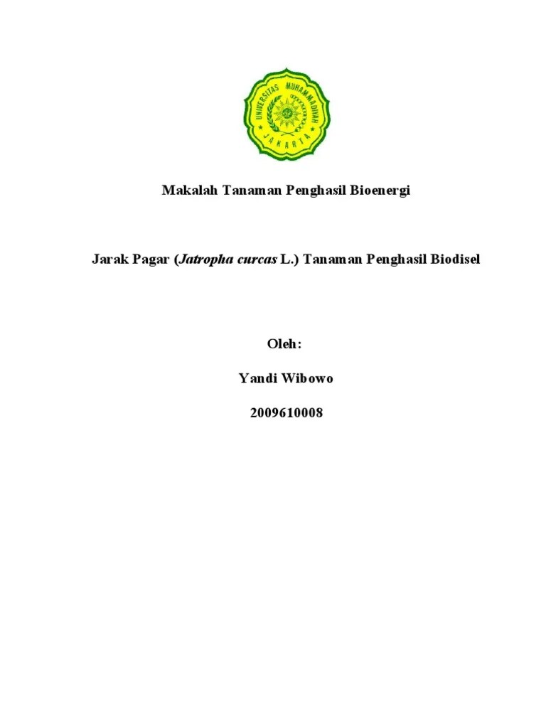 Makalah Bioenergi | PDF