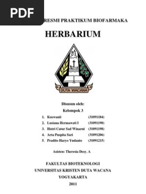 Herbarium | PDF