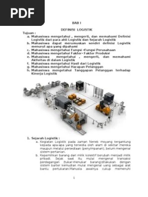 Pengantar Logistik | PDF