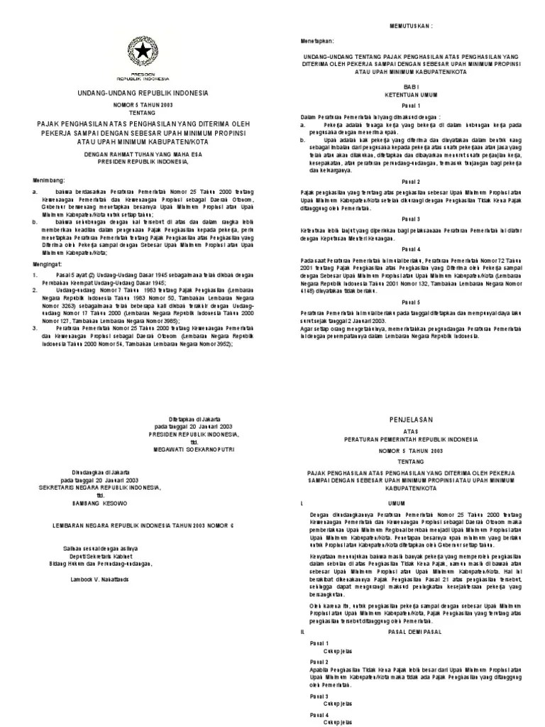 Pemberlakuan Upah Minimum Provinsi Diatur Dengan Pp - Ini Aturannya