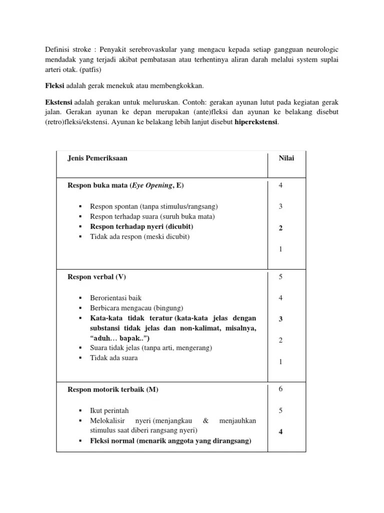 Stroke Buku Patfis | PDF