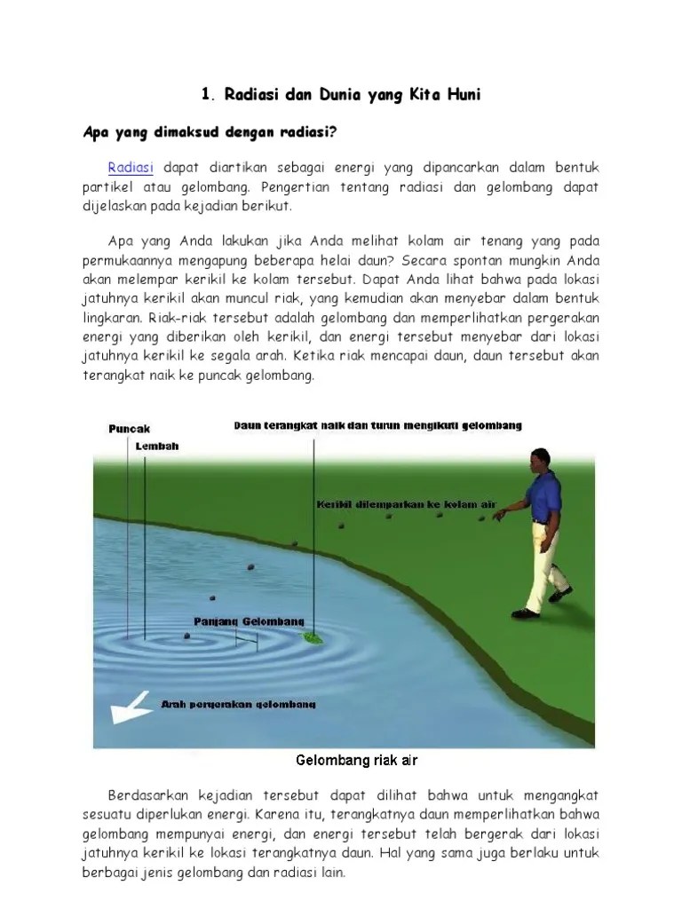 Apa Yang Dimaksud Dengan Radiasi PDF | PDF
