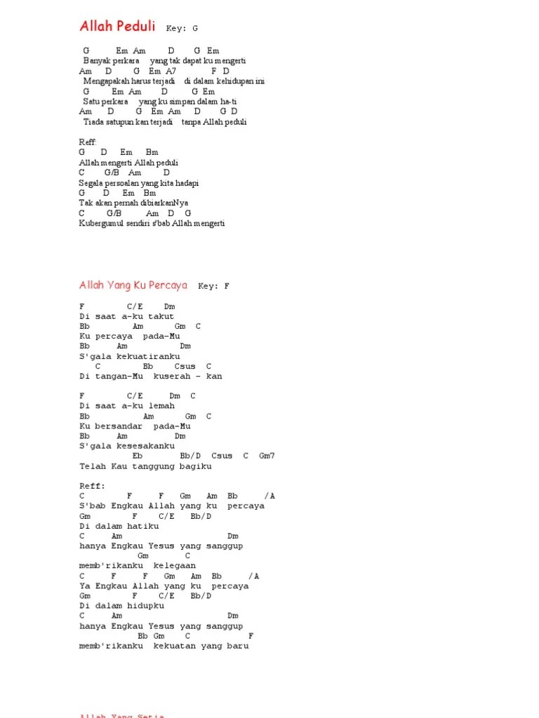 Chord Bapa Yang Kekal - Chord Lagu Blog