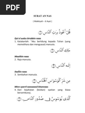 Surat An Nas PDF | PDF