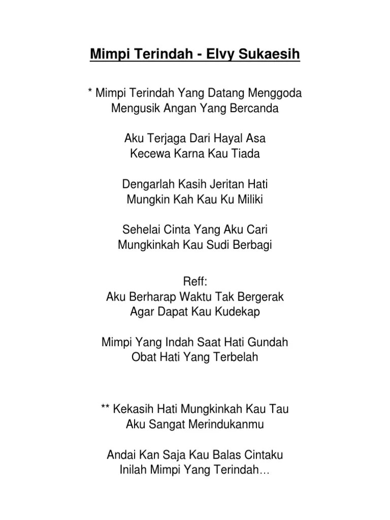 Mimpi Terindah | PDF