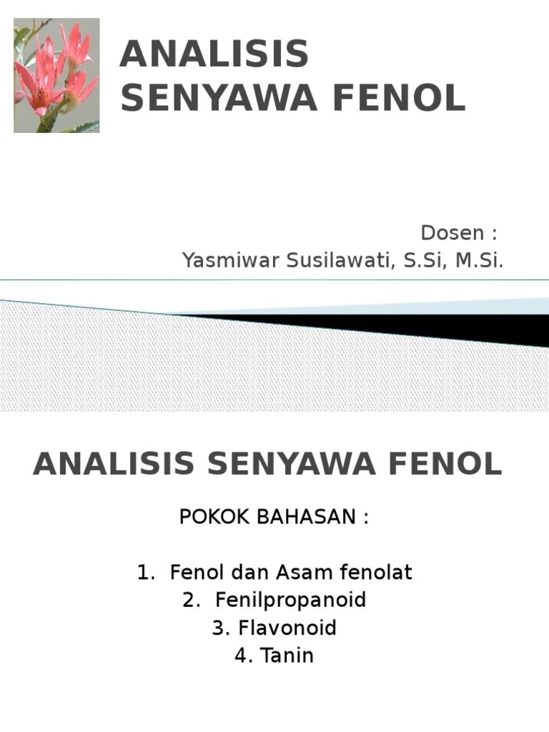 Analisis Senyawa Fenol | PDF